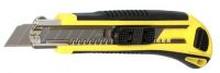 Нож универсальный WIPRO, 3 лезвия (18 мм, SK4), АБС-пластик + резина 0301-3