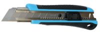 Нож универсальный WIPRO, 1 лезвие (25 мм, SK4), АБС-пластик + резина 0304